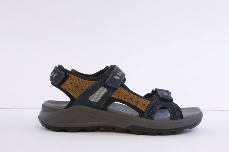 Roamers M9530c navy velcro comfort sandal