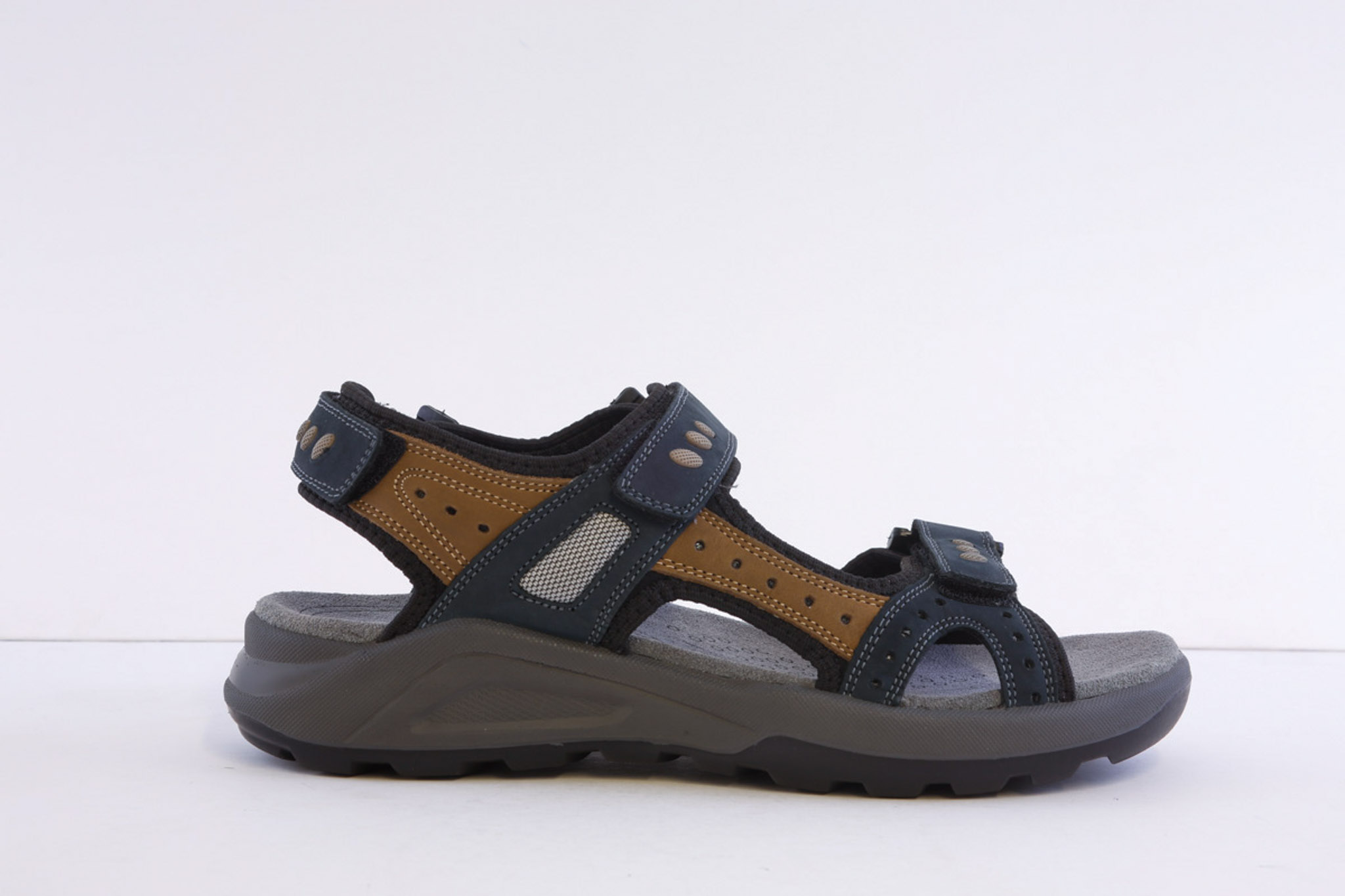 Roamers M9530c navy velcro comfort sandal