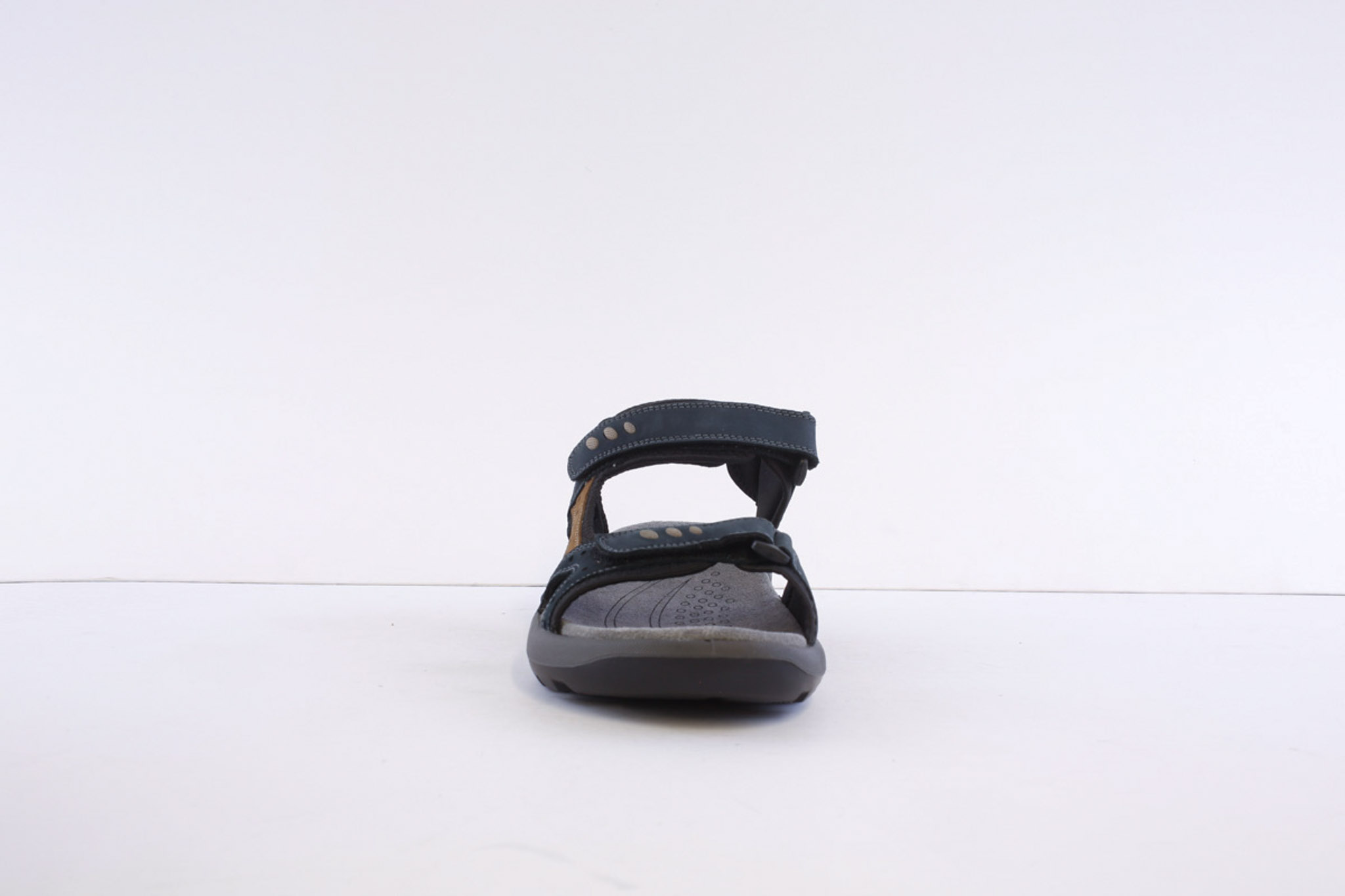 Roamers M9530c navy velcro comfort sandal - Image 4