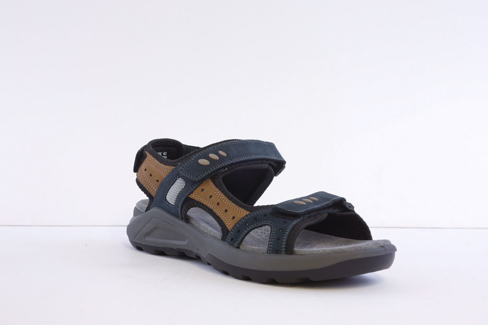 Roamers M9530c navy velcro comfort sandal - Image 6