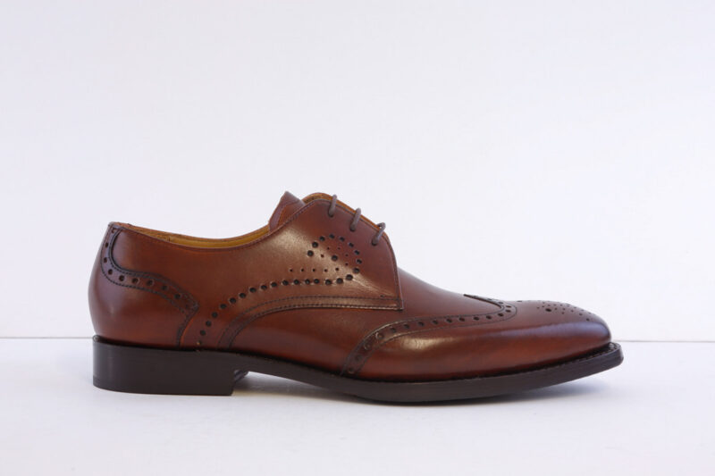 Barker 482126 Brown Laced Leather Brogue Formal Shoe