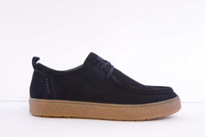 Bugatti 322-Ap906-1400-4100 Navy Suede Smart Casual Shoe