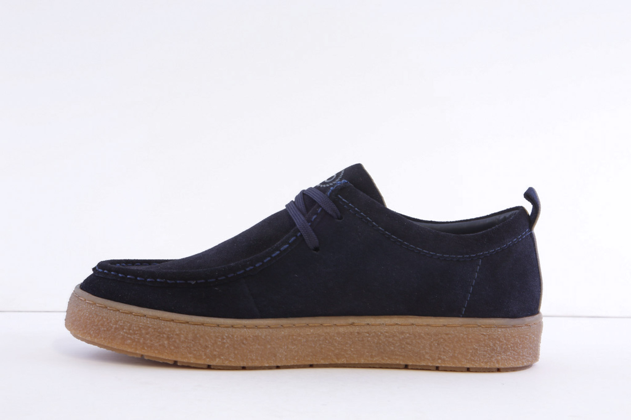 Bugatti 322-Ap906-1400-4100 Navy Suede Smart Casual Shoe - Image 3