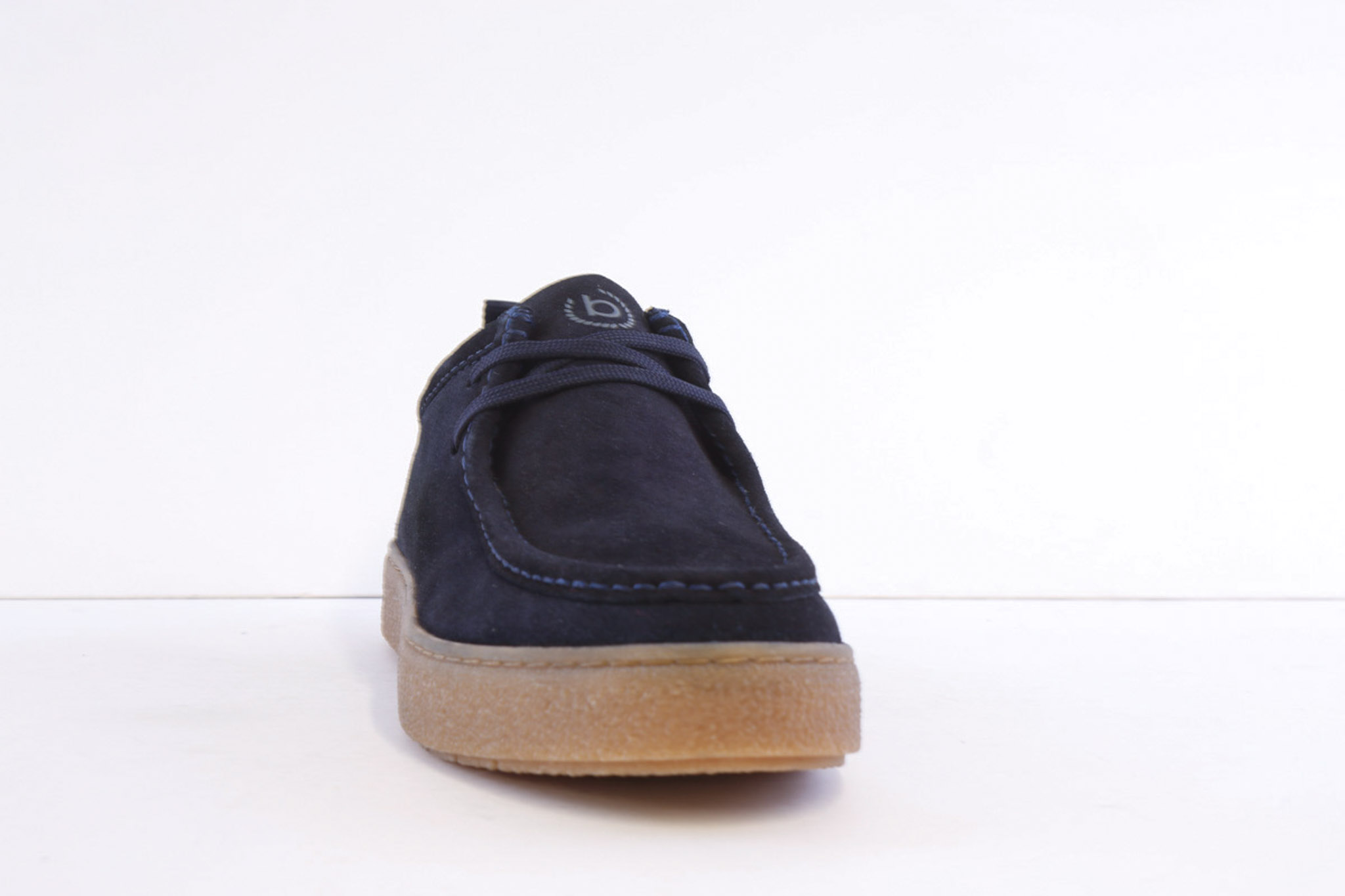 Bugatti 322-Ap906-1400-4100 Navy Suede Smart Casual Shoe - Image 4