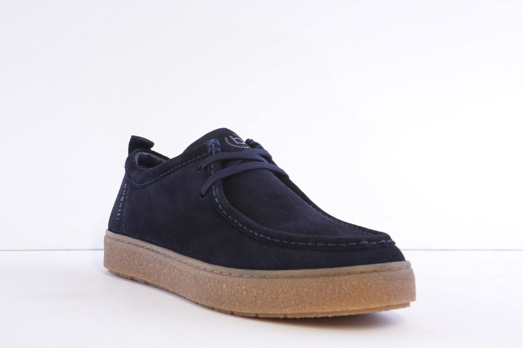 Bugatti 322-Ap906-1400-4100 Navy Suede Smart Casual Shoe - Image 6