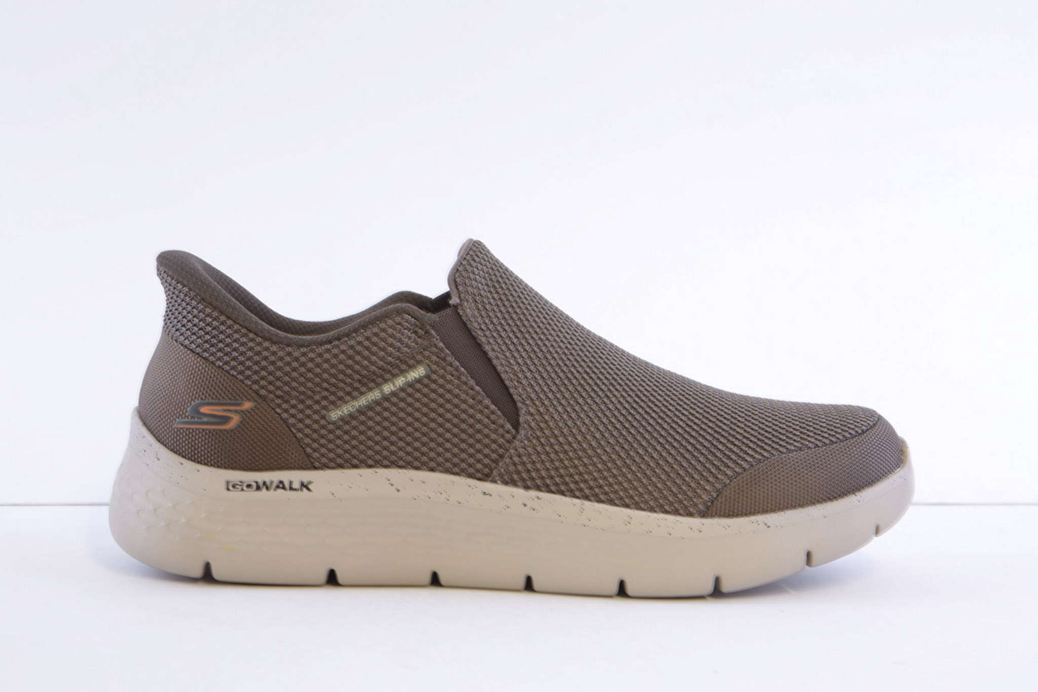 Skechers 216333-Khk Khaki Laceless Slip In Shoe