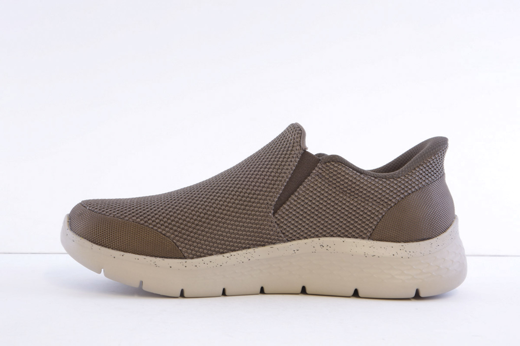 Skechers 216333-Khk Khaki Laceless Slip In Shoe - Image 3