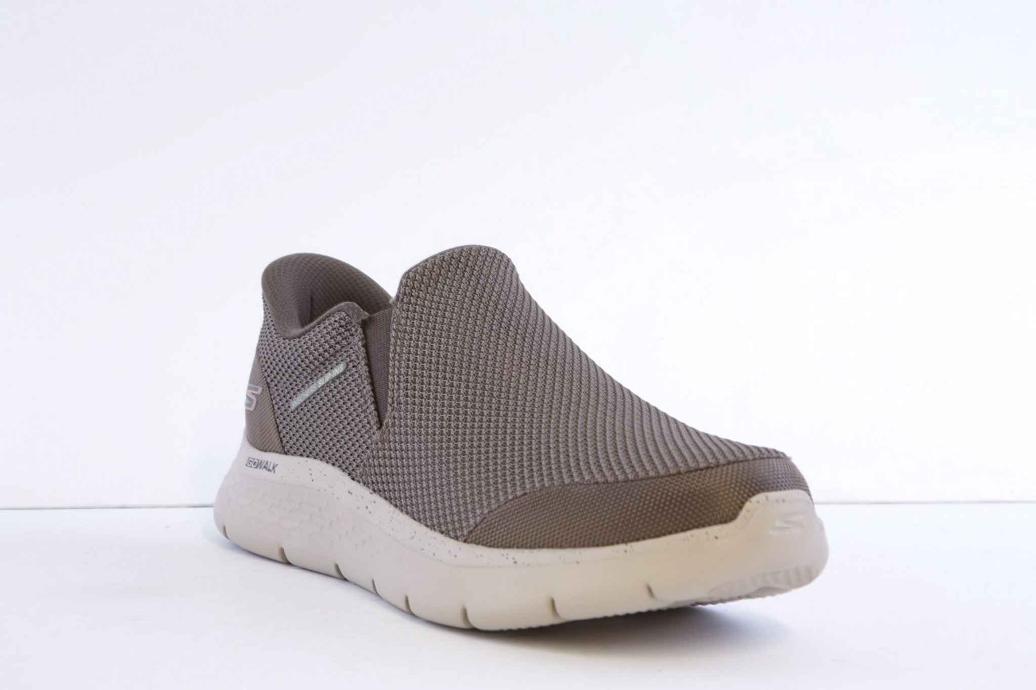 Skechers 216333-Khk Khaki Laceless Slip In Shoe - Image 6