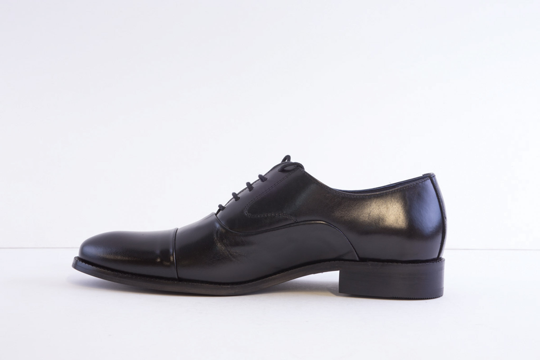 Fluchos F2162 Blk Black Leather Laced Formal Shoe - Image 3