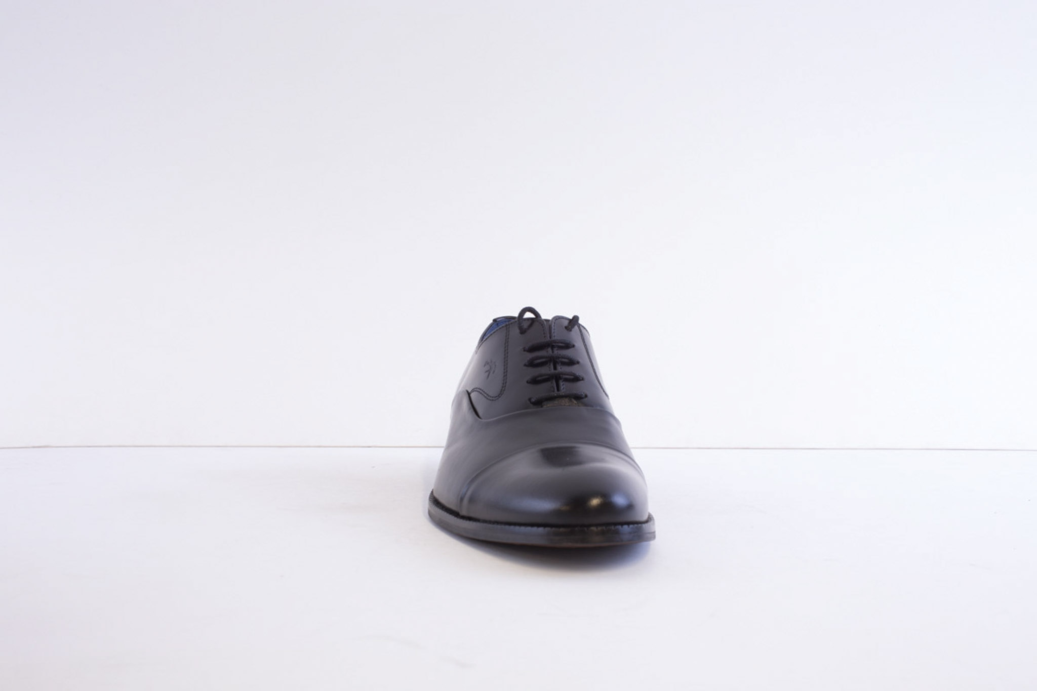Fluchos F2162 Blk Black Leather Laced Formal Shoe - Image 4