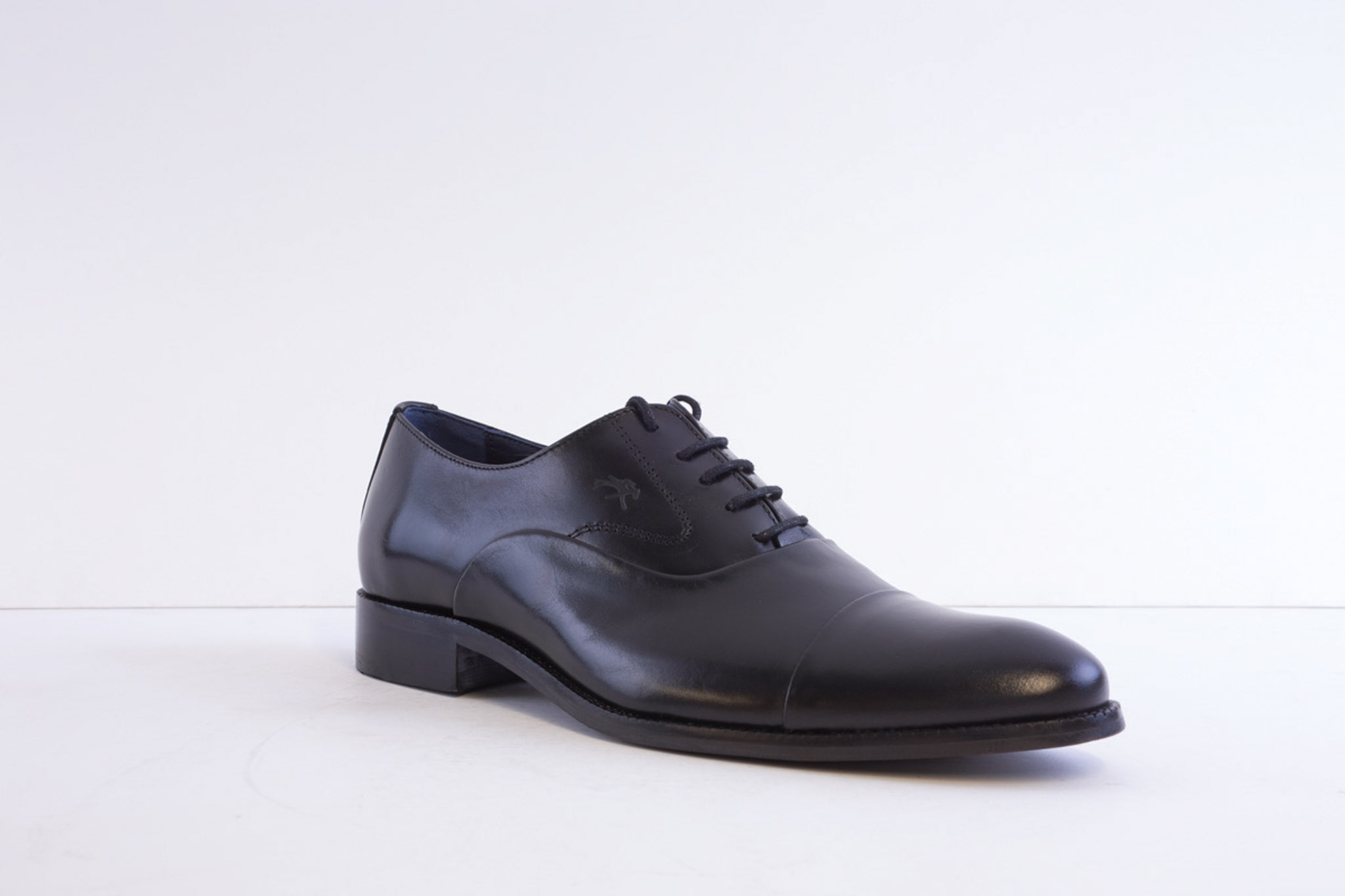 Fluchos F2162 Blk Black Leather Laced Formal Shoe - Image 6