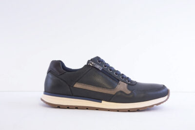 Route 21 M849c Navy Smart Casual Laced Trainer