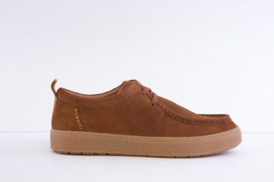 Bugatti 322-Ap906-1400-6300 Tan Suede Laced Shoe