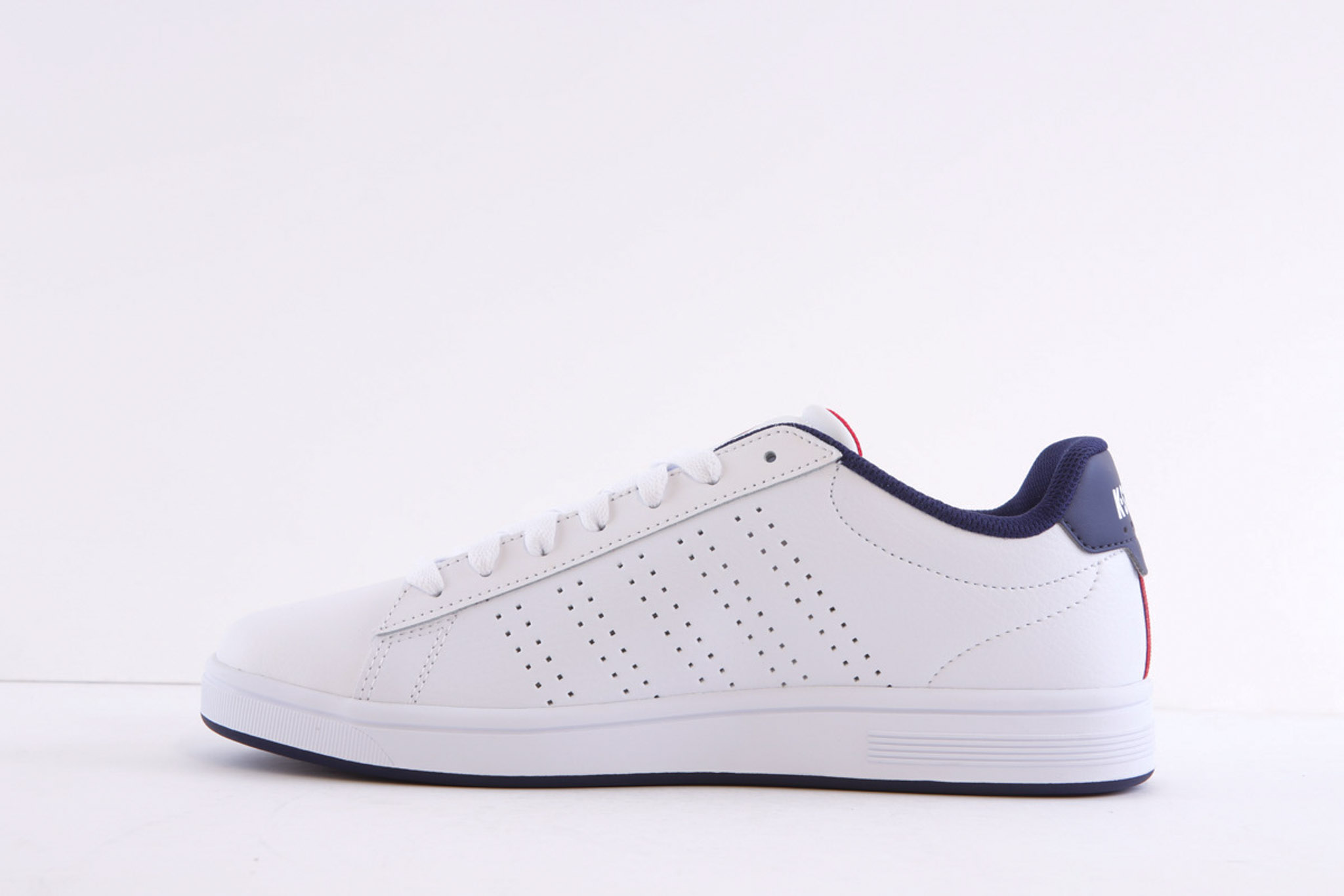 K-Swiss Court Base II White Casual Laced Trainer - Image 2