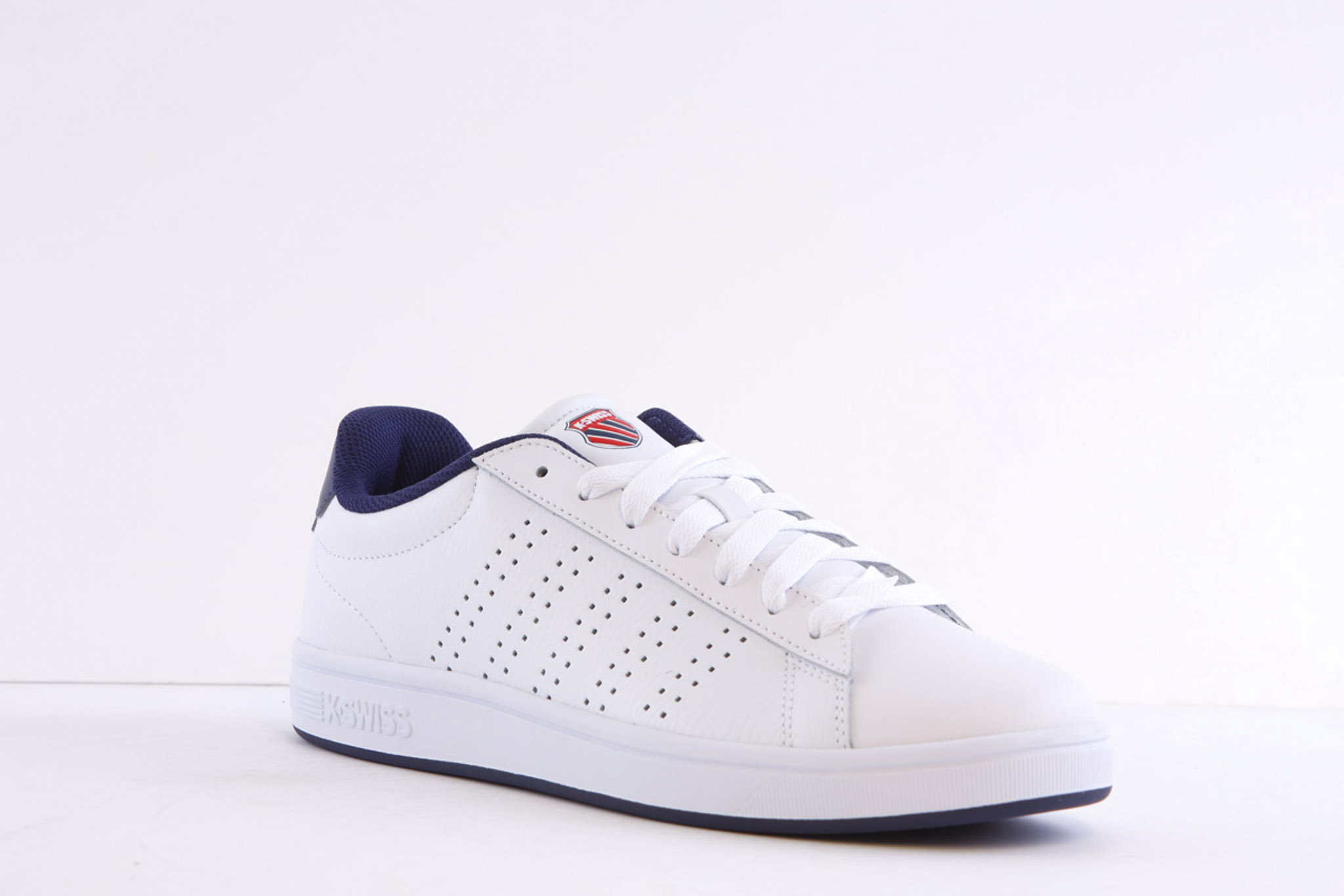 K-Swiss Court Base II White Casual Laced Trainer - Image 5