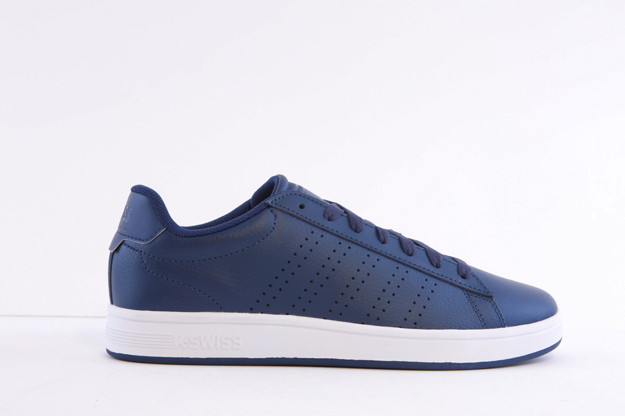 K-Swiss Court Base II Navy Casual Laced Trainer