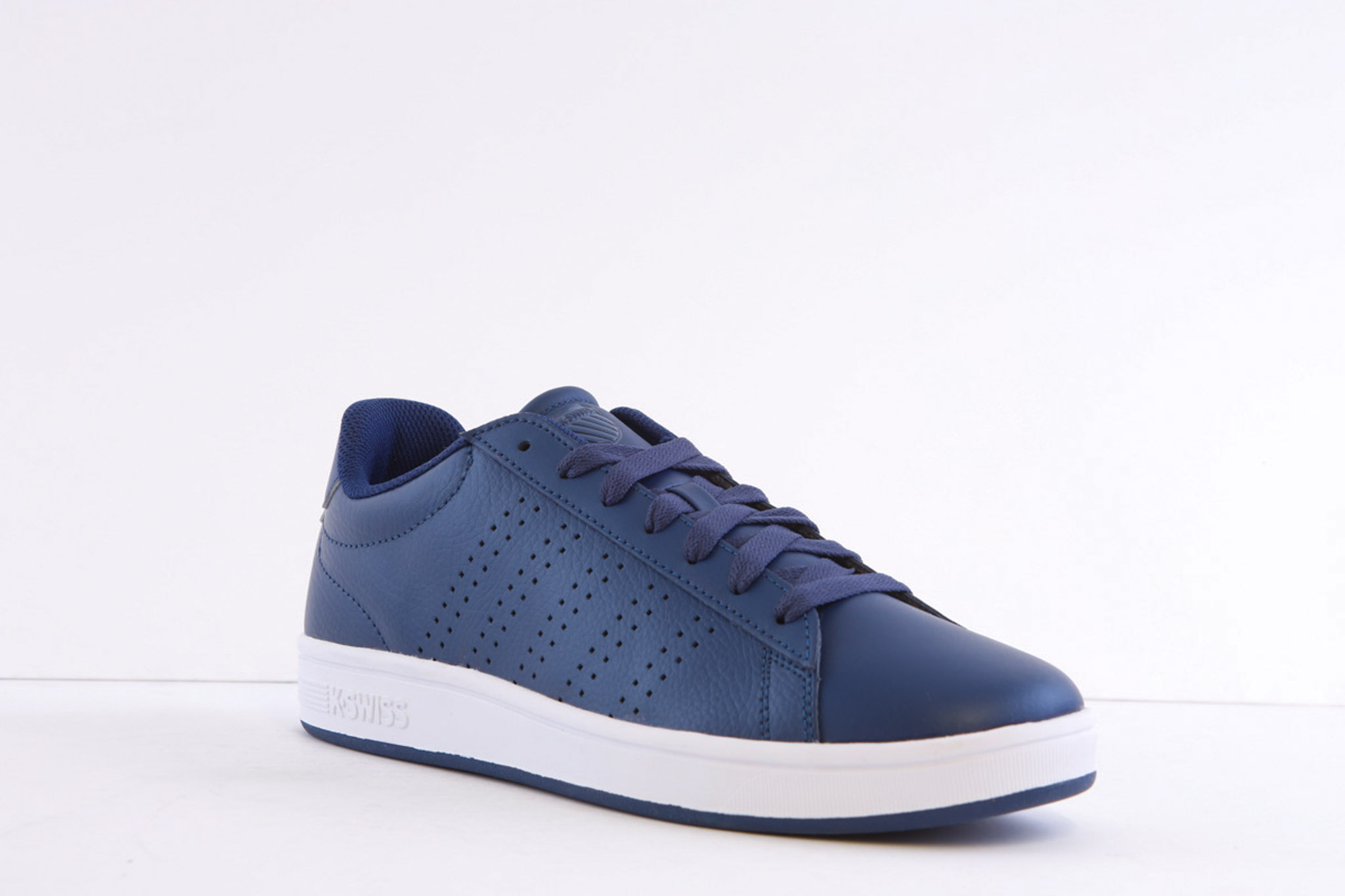 K-Swiss Court Base II Navy Casual Laced Trainer - Image 5