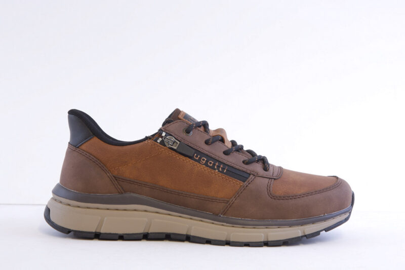 Bugatti 332-Aos06-5959-6063 Brown Nubuck Casual Trainer