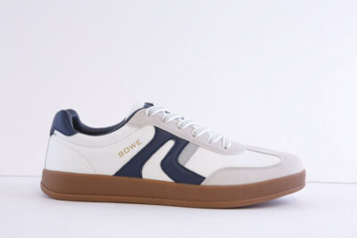Tommy Bowe Burwett White Casual Fashion Laced Trainer