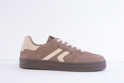 Tamaris 1-13616-46-3A1 Beige Suede Laced Casual Trainer