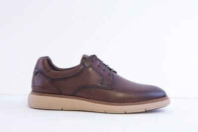 Tamaris 1-13627-366 Brown Smart Casual Leather Laced Shoe
