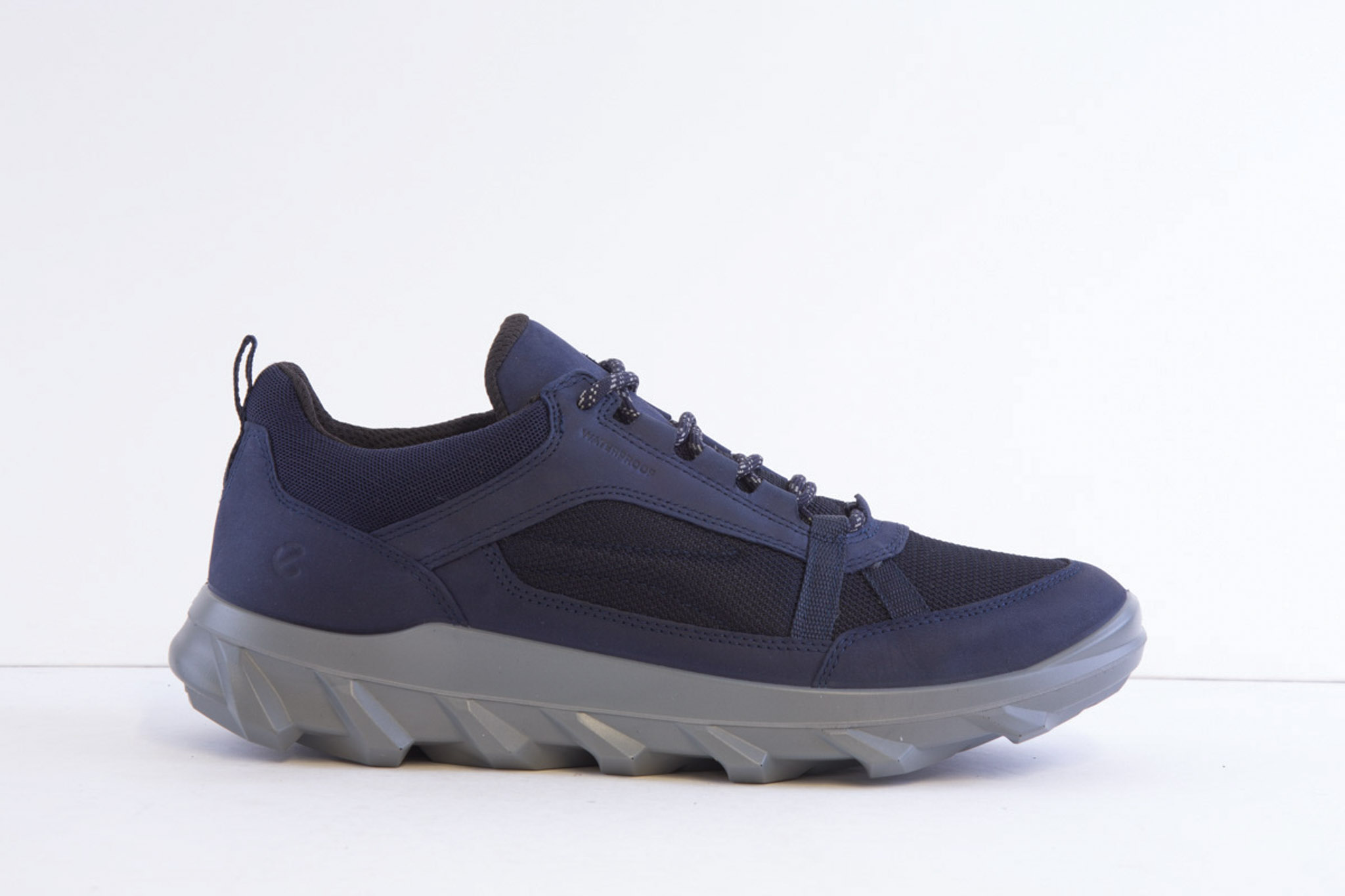 Ecco 820324 51117 Navy Fabric Casual Laced Trainer