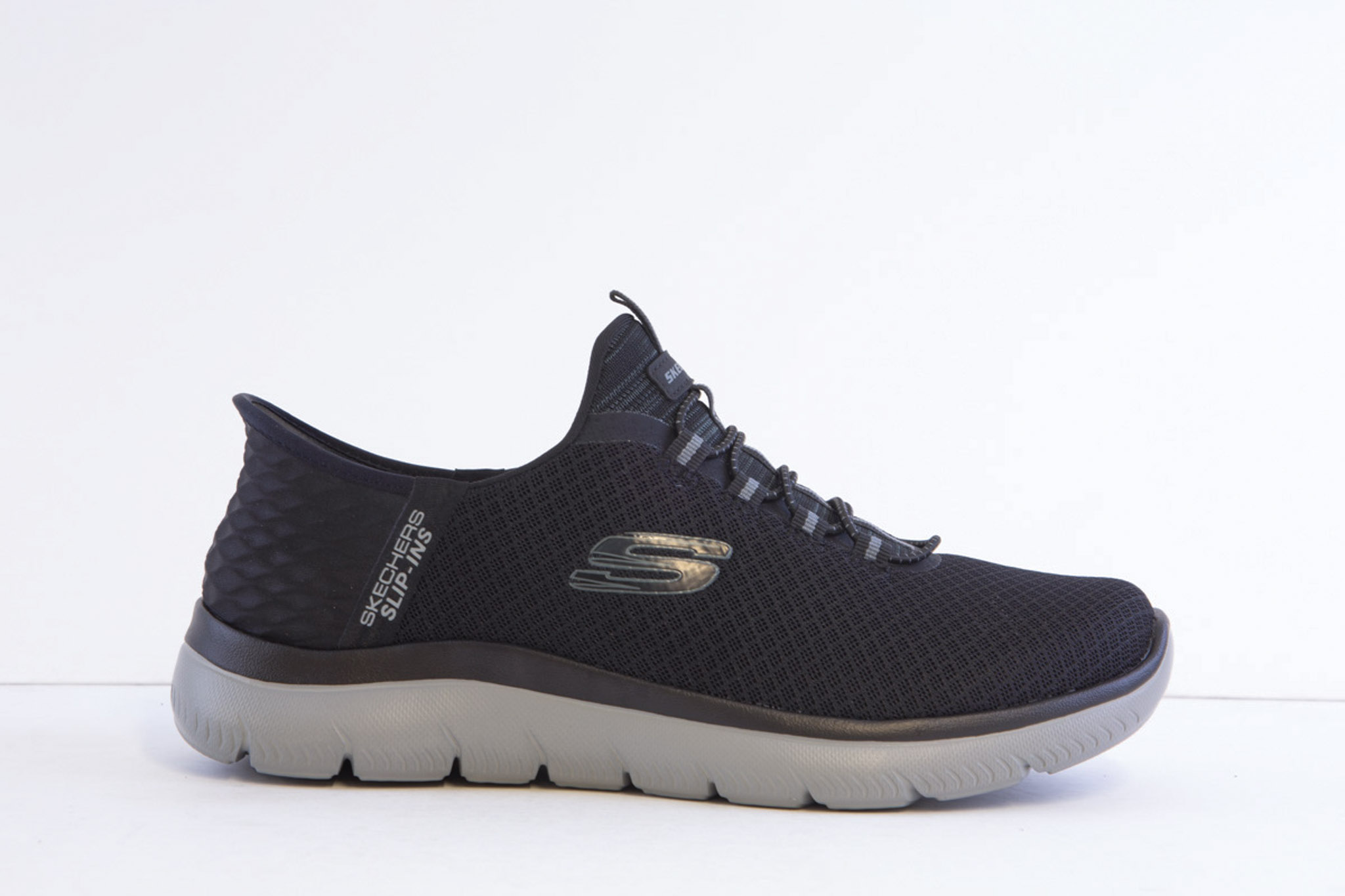 Skechers Black Wide Fit Slip In