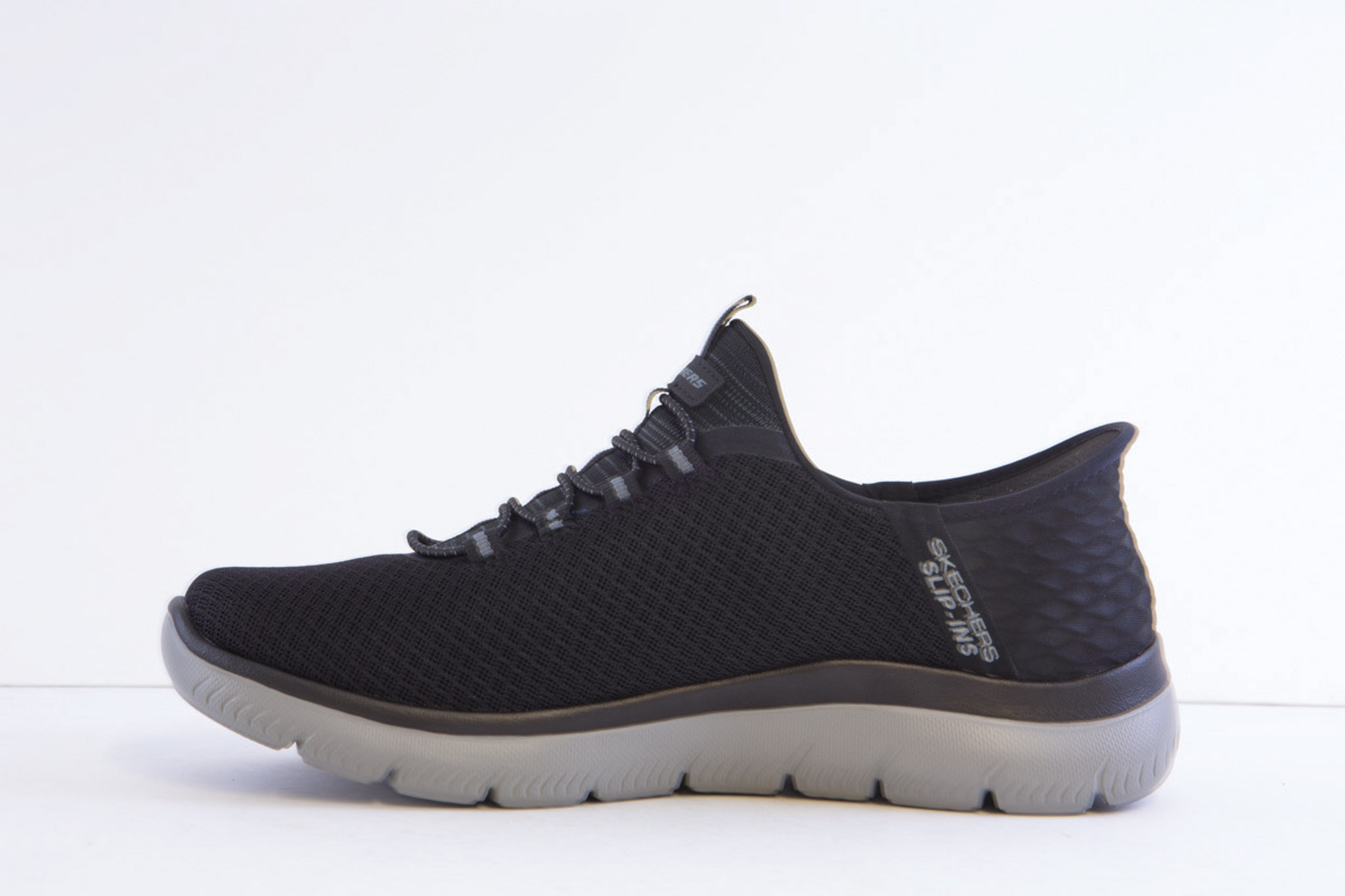 Skechers Black Wide Fit Slip In - Image 2