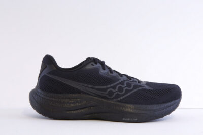 Saucony S21055-101 Black Laced Lightweight Running Trainer