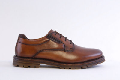 Salamander E31-Auz01-1000-6300 Tan Leather Formal Laced Shoe