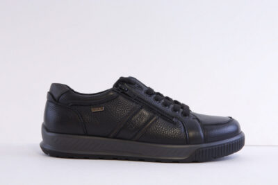G-Comfort A-953S Black Leather Laced Comfort Tex Shoe