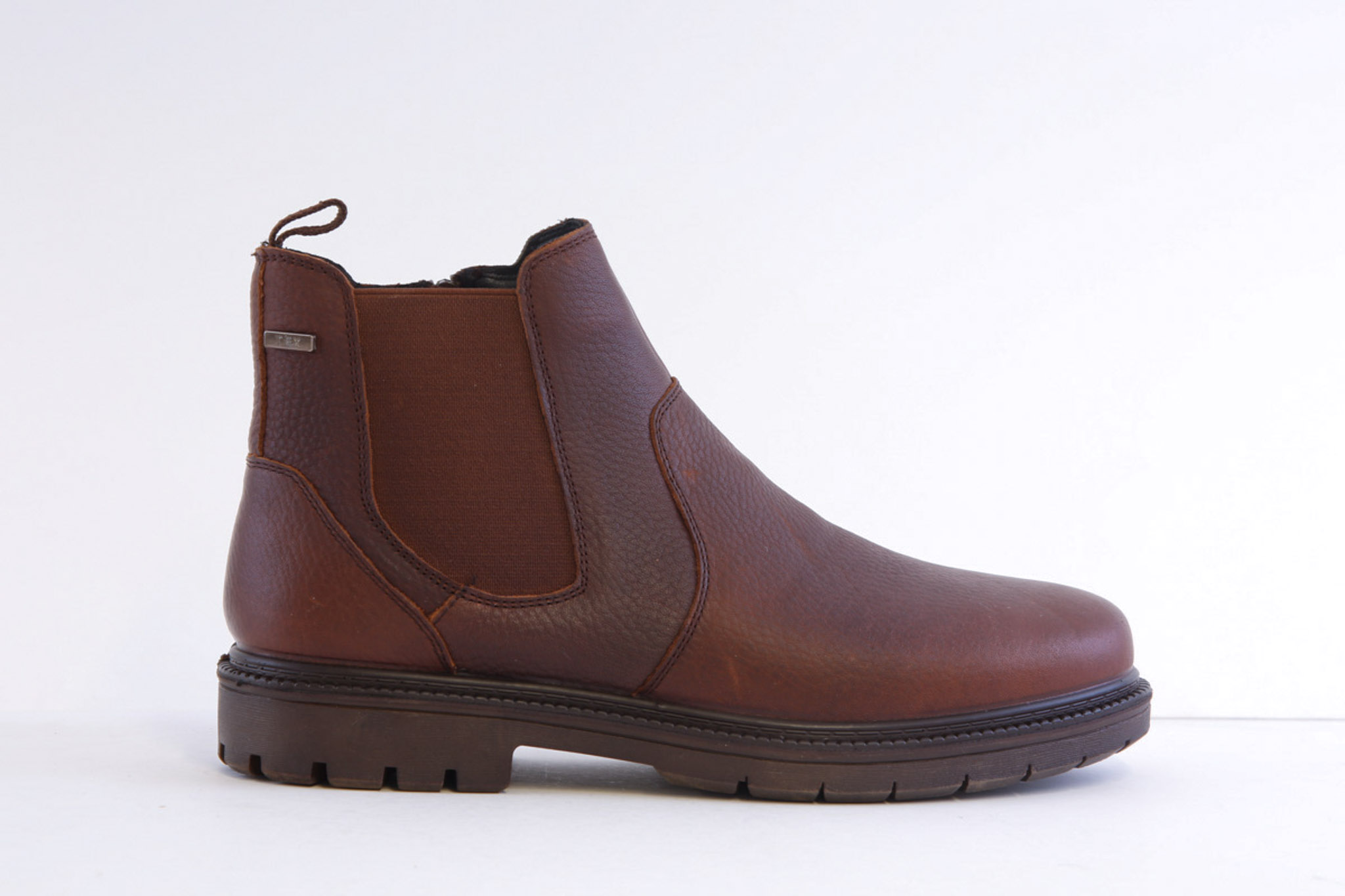 G-Comfort 949-13Cs Brown Leather Tex Side Zip Chelsea Boot