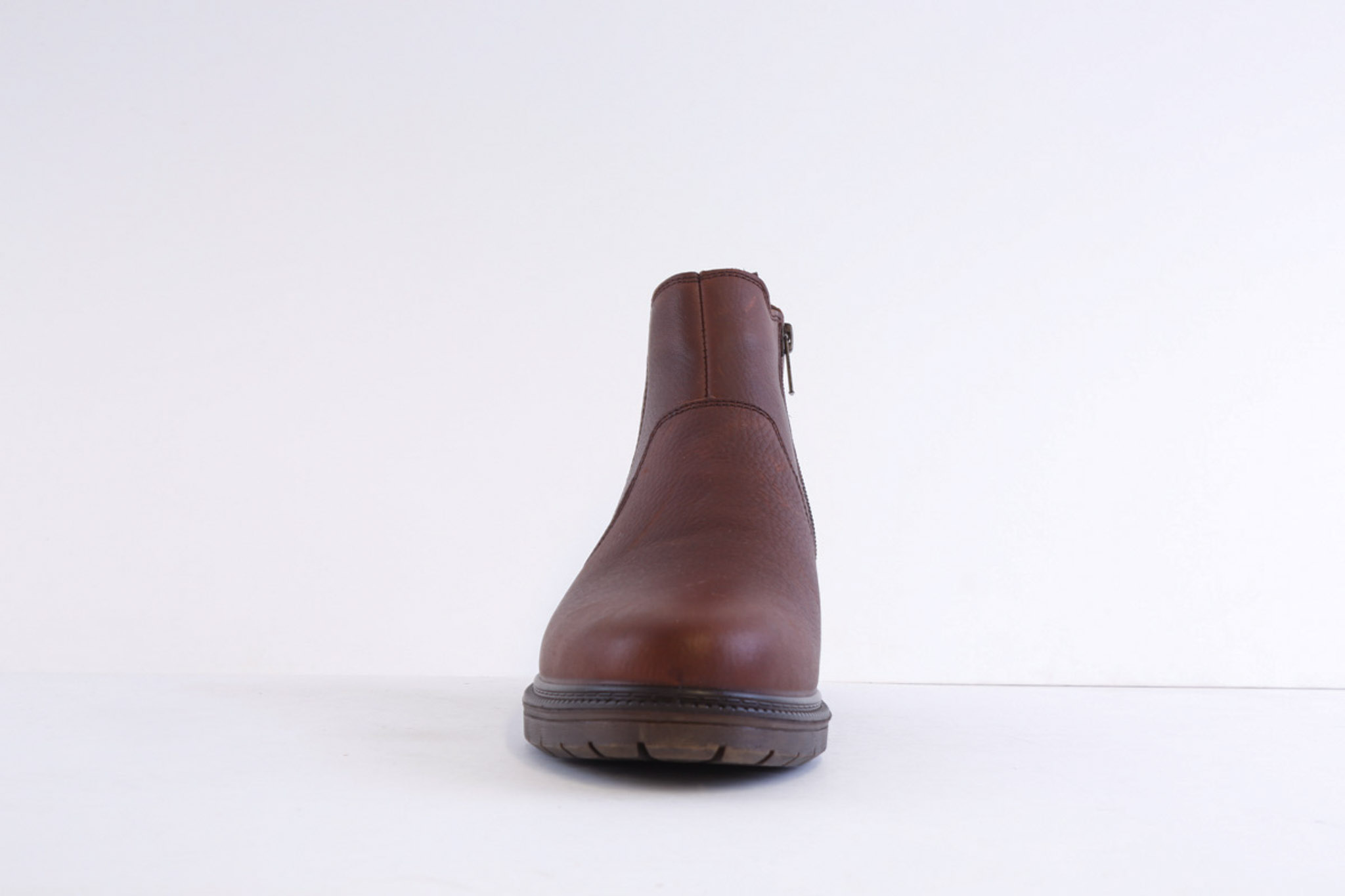 G-Comfort 949-13Cs Brown Leather Tex Side Zip Chelsea Boot - Image 3