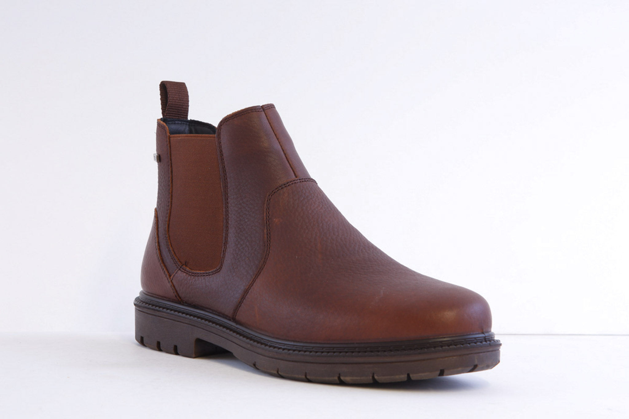 G-Comfort 949-13Cs Brown Leather Tex Side Zip Chelsea Boot - Image 5