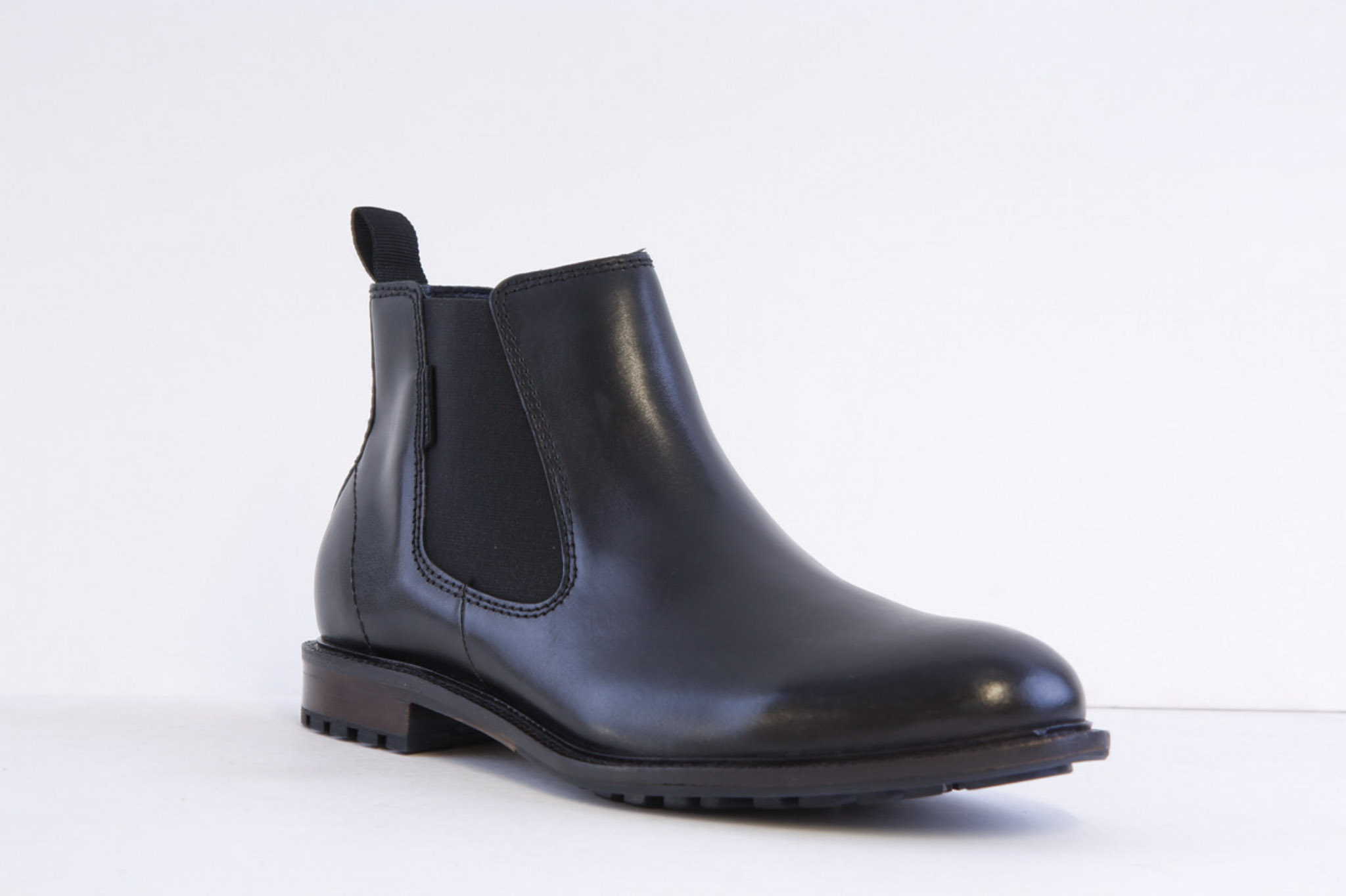 Bugatti311-A0a32-1000-1000 Black Leather Chelsea boot - Image 5