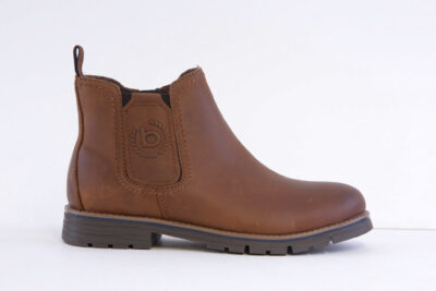 Bugatti 321-Ayf32-1200-6300 Tan Nubuck Side Zip Chelsea Boot