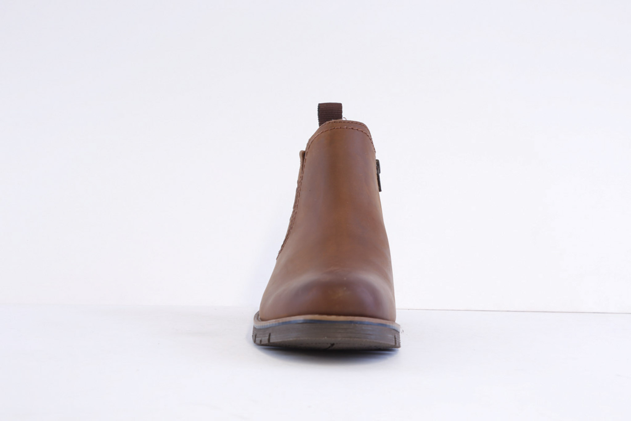 Bugatti 321-Ayf32-1200-6300 Tan Nubuck Side Zip Chelsea Boot - Image 3