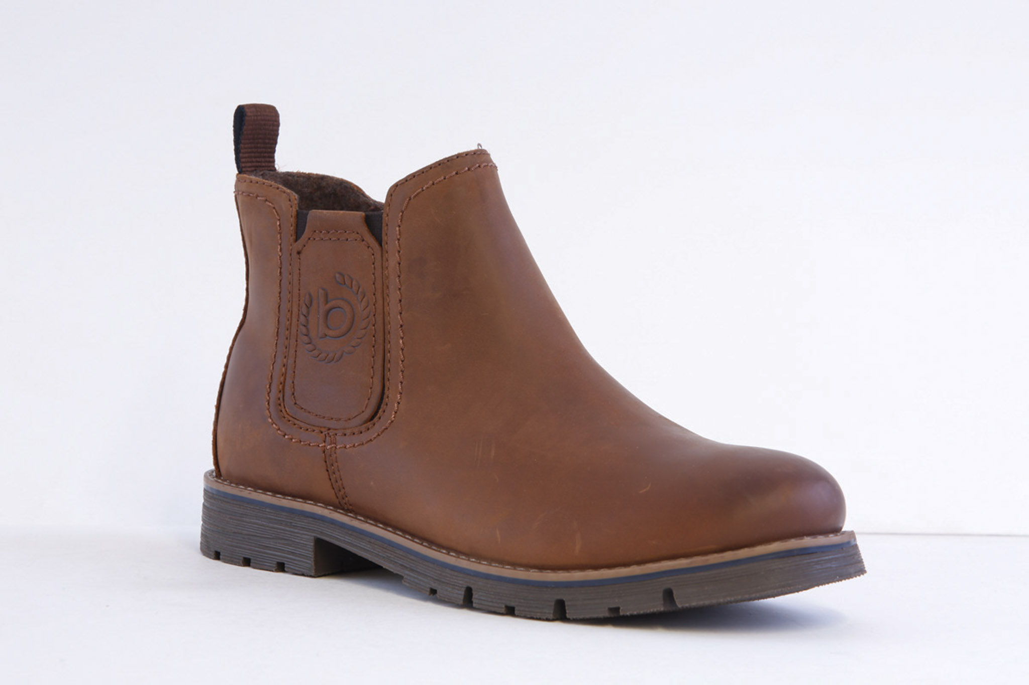 Bugatti 321-Ayf32-1200-6300 Tan Nubuck Side Zip Chelsea Boot - Image 5