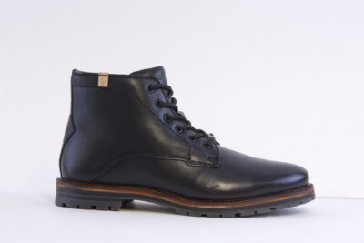 Salamander E31-Auz36-1000-1000 Black Leather Laced (Side Zip) Boot