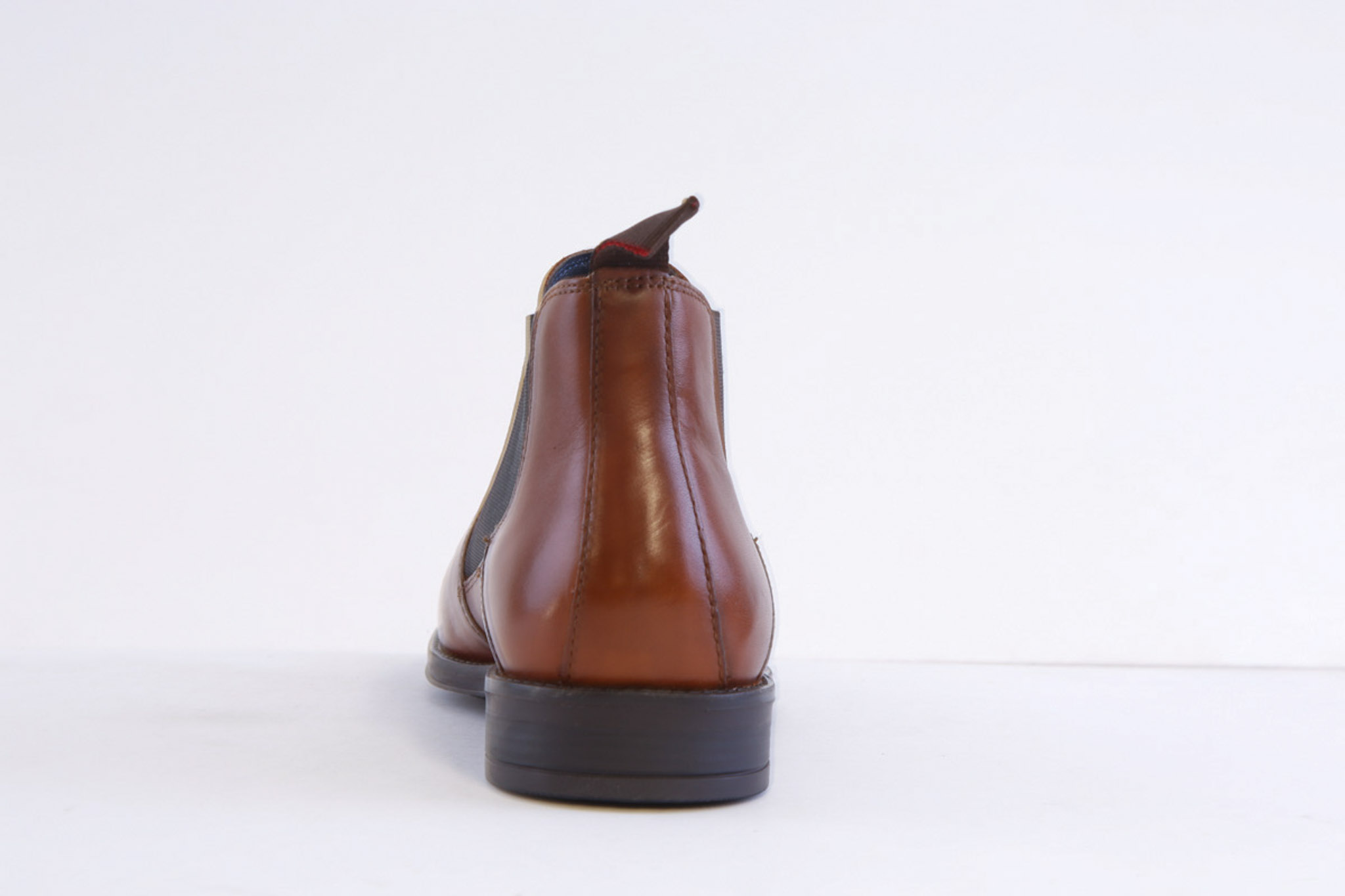 Bugatti 311-Ayn30-1100-6300 Tan Leather Chelsea Boot - Image 4
