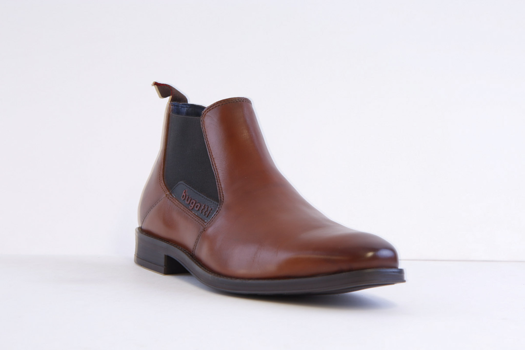 Bugatti 311-Ayn30-1100-6300 Tan Leather Chelsea Boot - Image 5