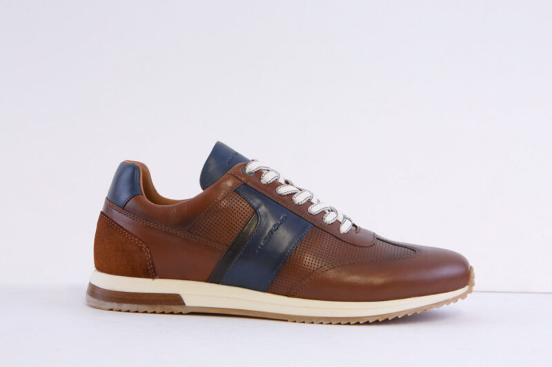 Ambitious 11319-6810 Tan Leather Smart Casual Laced Trainer