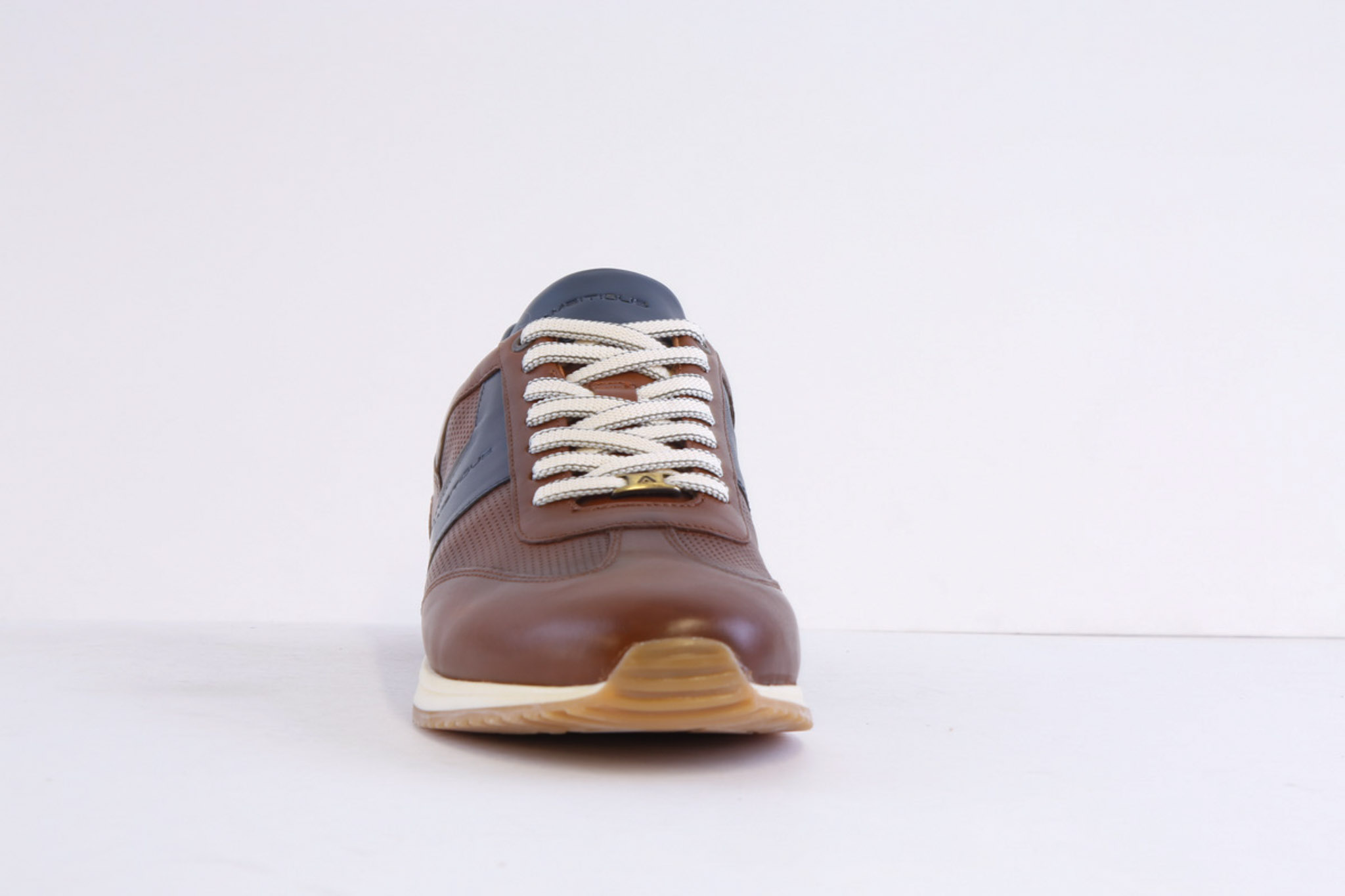Ambitious 11319-6810 Tan Leather Smart Casual Laced Trainer - Image 3