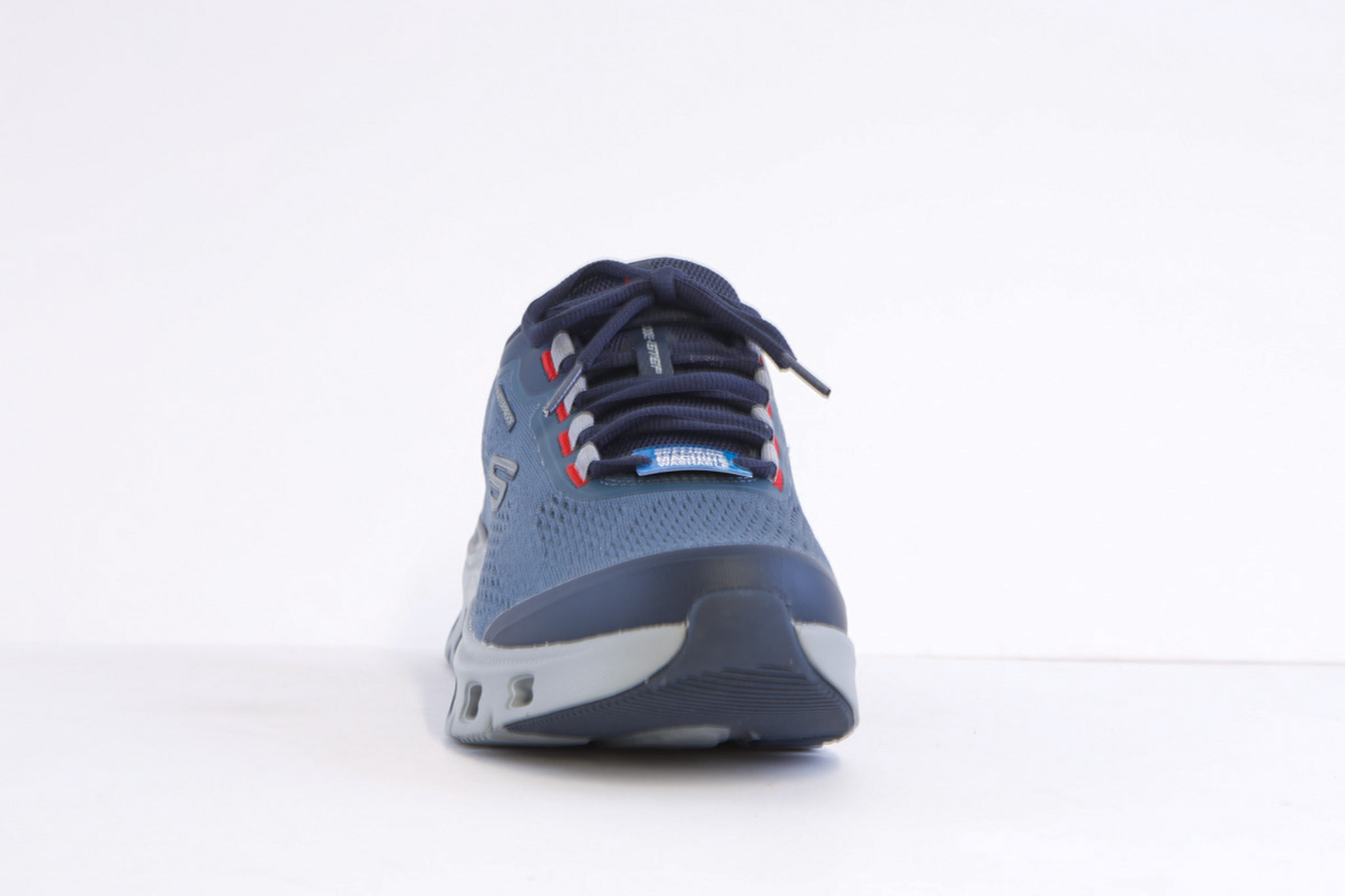 Skechers 233135-Nvgy Blue Laced Waterproof Slip Ins Trainer - Image 3