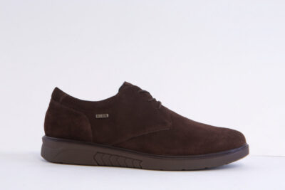 G-Comfort 1824BV Brown Suede Smart Casual Tex Laced Shoe