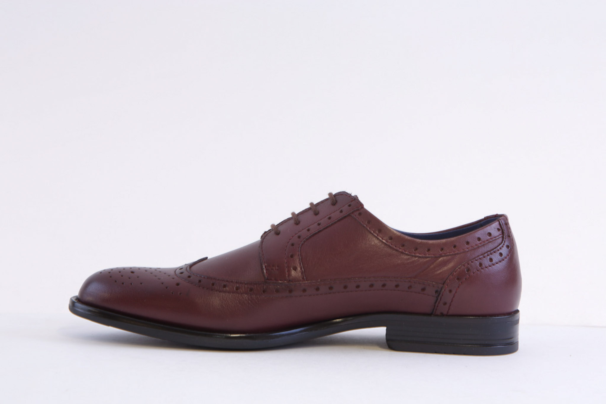 Dubarry 4888-13 Burgundy Leather Formal Laced Shoe - Image 2