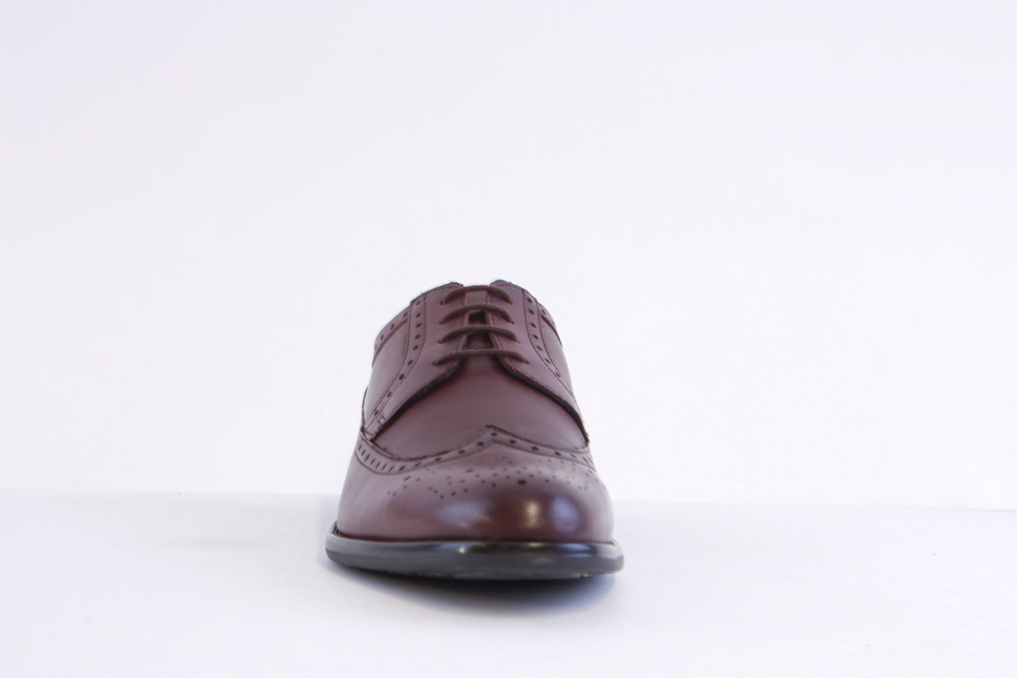 Dubarry 4888-13 Burgundy Leather Formal Laced Shoe - Image 3
