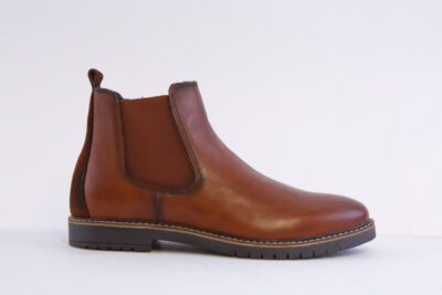 Dubarry Seth Tan Leather Side Zip Chelsea Boot