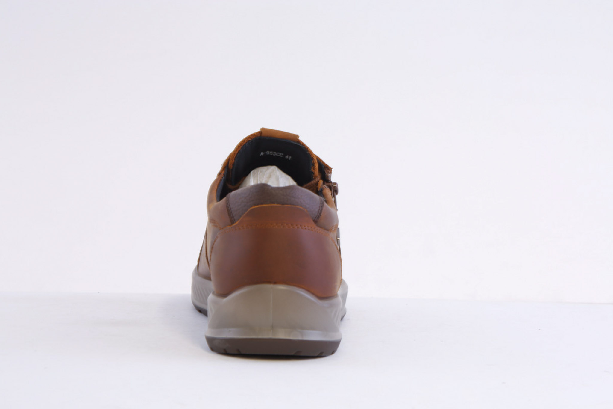 G-Comfort A-953C Tan Nubuck Laced Waterproof Trainer - Image 4